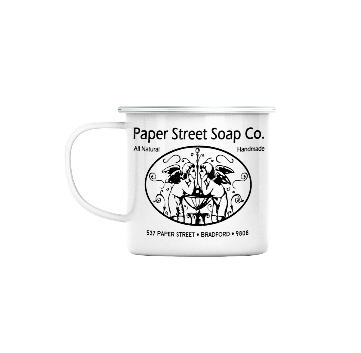 Mug GEEK en Métal Emaillé Paper Street Soap Geek Combat Boxe Film