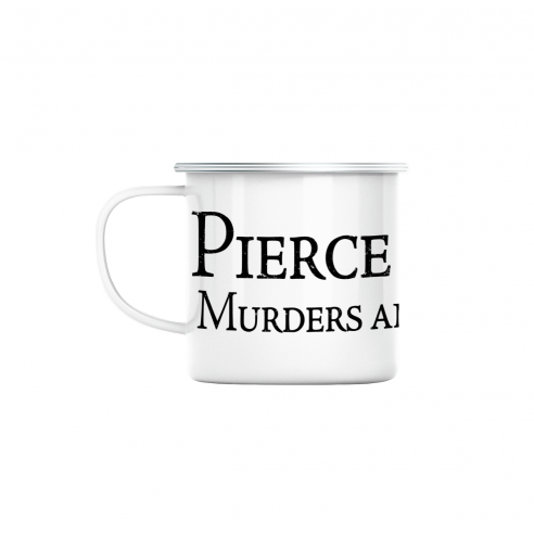 Mug GEEK en Métal Emaillé Pierce and Pierce Murders Geek Wall Street Film