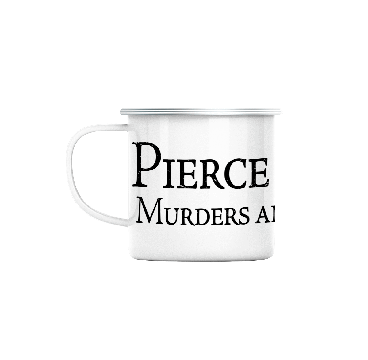 Mug GEEK en Métal Emaillé Pierce and Pierce Murders Geek Wall Street Film