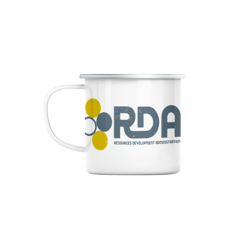 Mug GEEK en Métal Emaillé RDA Ressource Development Administration Geek Film