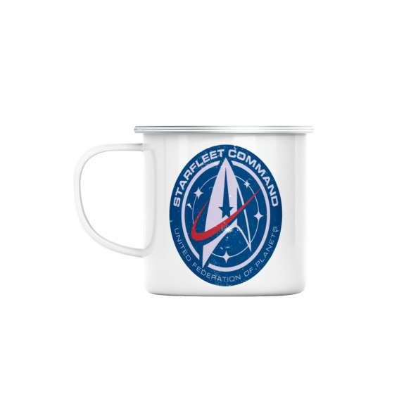 Mug GEEK en Métal Emaillé Starfleet Command Geek Jeux Video Serie Film