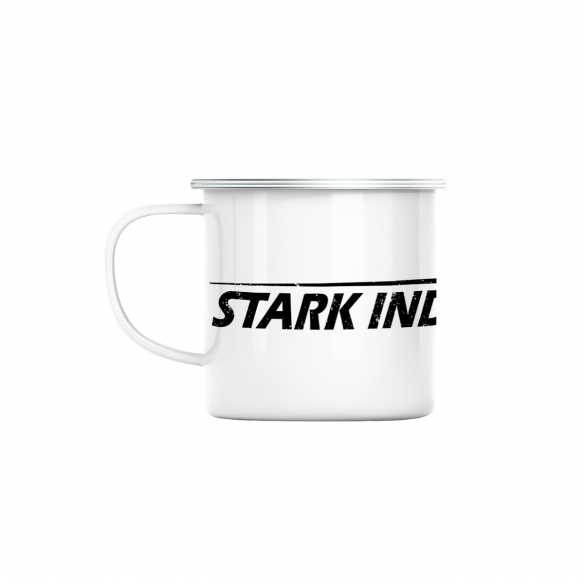 Mug GEEK en Métal Emaillé Stark Industries Geek Jeux Video Serie Film