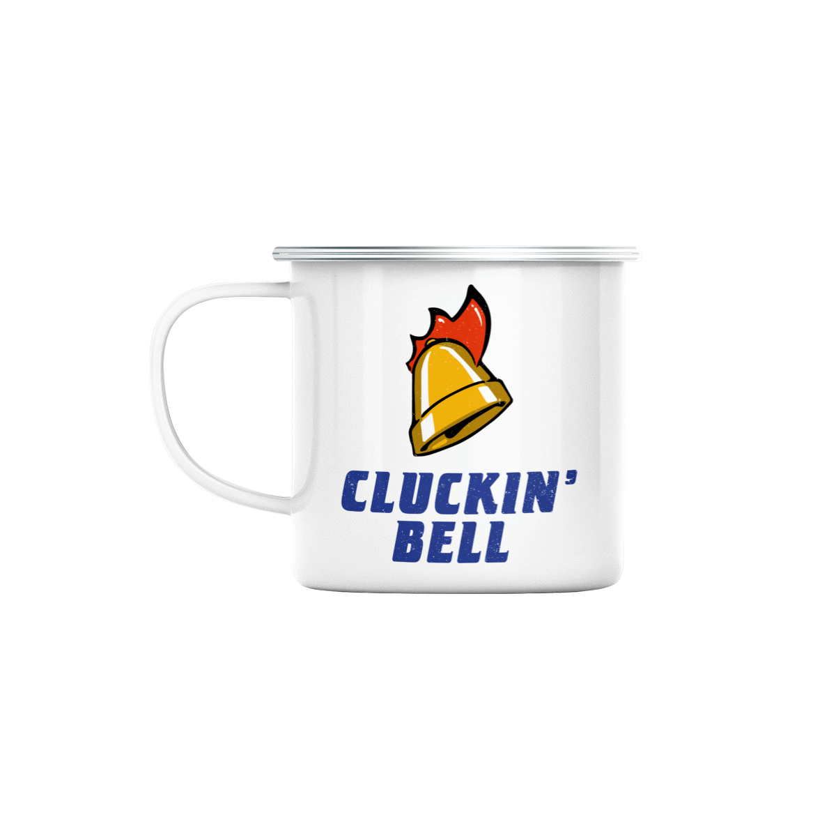 Mug GEEK en Métal Emaillé Cluckin Bell Geek Jeux Video Serie Film