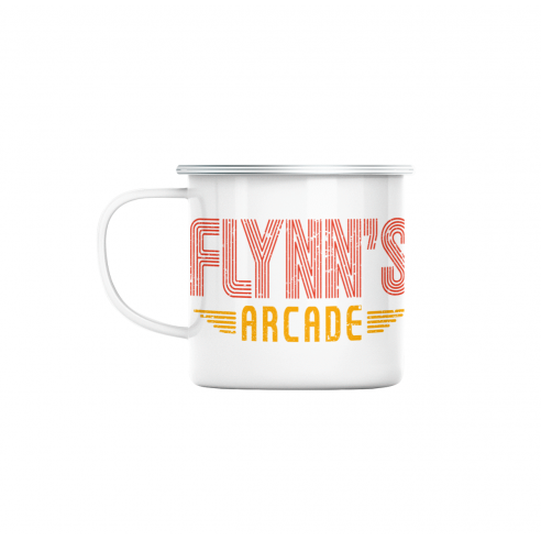 Mug GEEK en Métal Emaillé Flynn's Arcade Geek Jeux Video Science Fiction Film