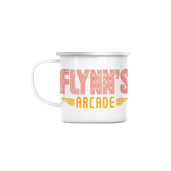 Mug GEEK en Métal Emaillé Flynn's Arcade Geek Jeux Video Science Fiction Film
