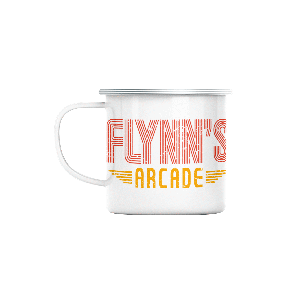 Mug GEEK en Métal Emaillé Flynn's Arcade Geek Jeux Video Science Fiction Film