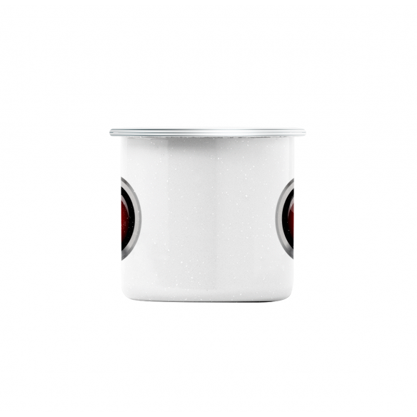 Mug GEEK en Métal Emaillé Hal 9000 Geek Espace Science Fiction Film