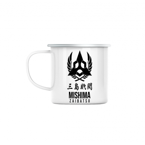 Mug GEEK en Métal Emaillé Mishima Zaibatsu Geek Jeux Video Combat