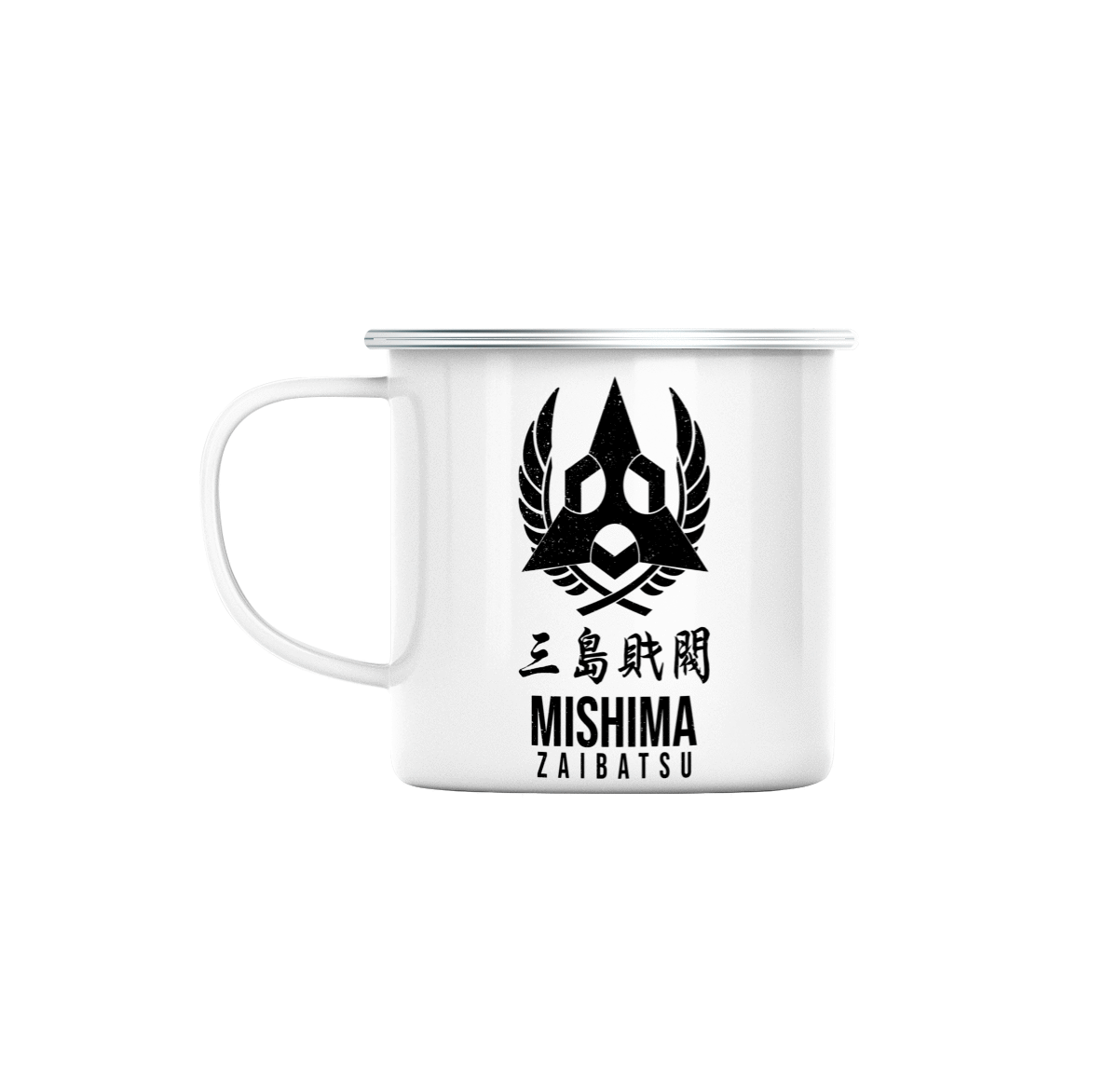 Mug GEEK en Métal Emaillé Mishima Zaibatsu Geek Jeux Video Combat