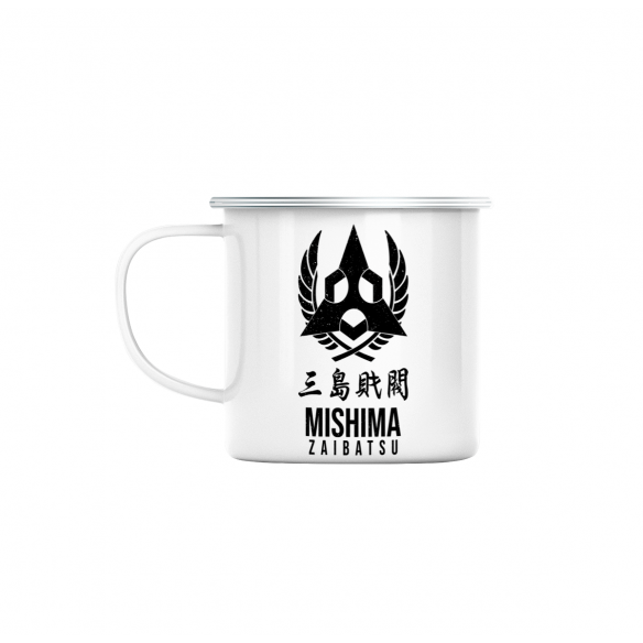 Mug GEEK en Métal Emaillé Mishima Zaibatsu Geek Jeux Video Combat