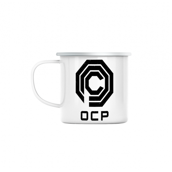 Mug GEEK en Métal Emaillé OCP Geek Jeux Video Serie Film