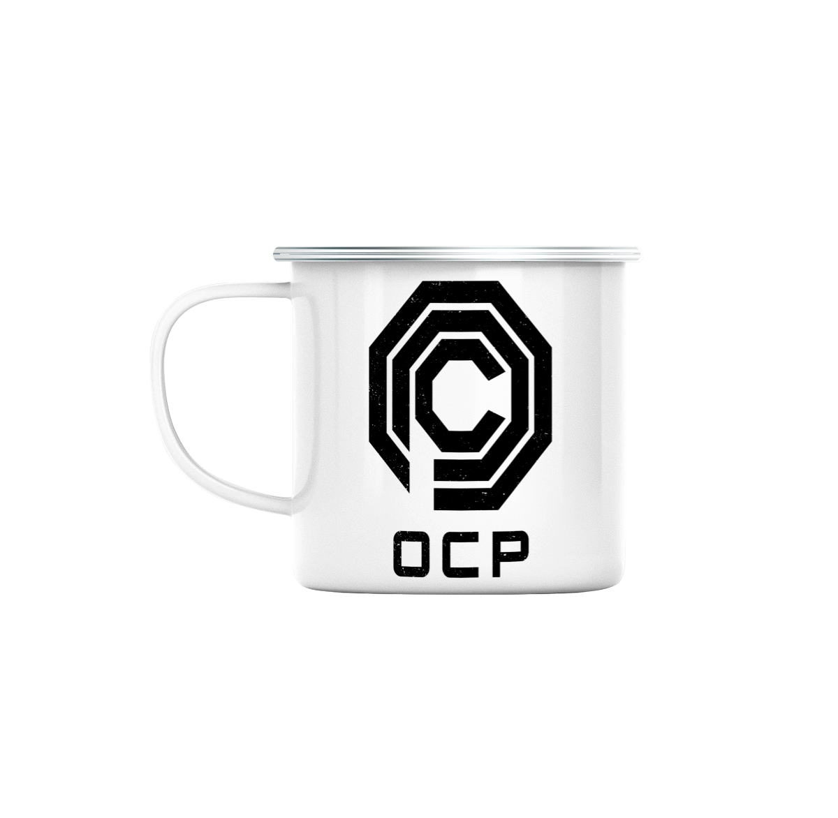 Mug GEEK en Métal Emaillé OCP Geek Jeux Video Serie Film