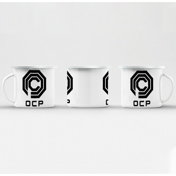 Mug GEEK en Métal Emaillé OCP Geek Jeux Video Serie Film