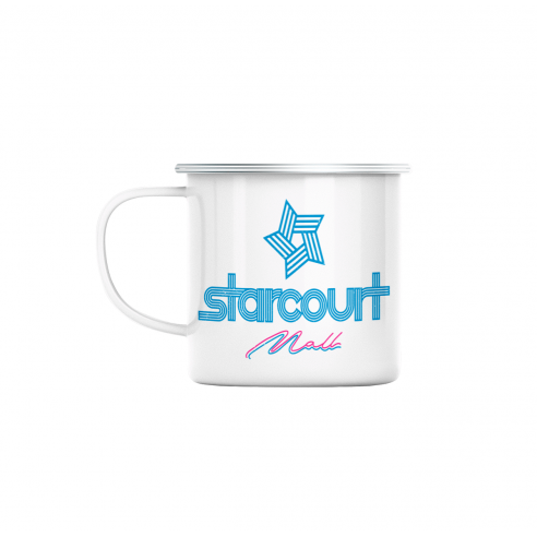 Mug GEEK en Métal Emaillé Starcourt Mall Geek Jeux Video Serie Film