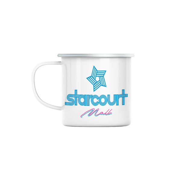 Mug GEEK en Métal Emaillé Starcourt Mall Geek Jeux Video Serie Film