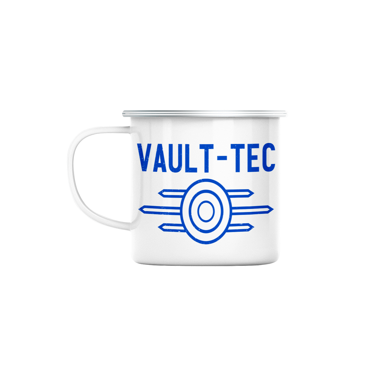 Mug GEEK en Métal Emaillé Vault-Tec Geek Jeux Video Dystopie Science Fiction