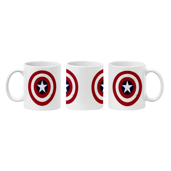 Mug GEEK Céramique Captain America Logo Super Héros BD Film Geek