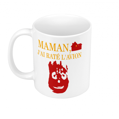 Mug GEEK Céramique Maman J'ai raté l'avion - Castaway Film Parodie