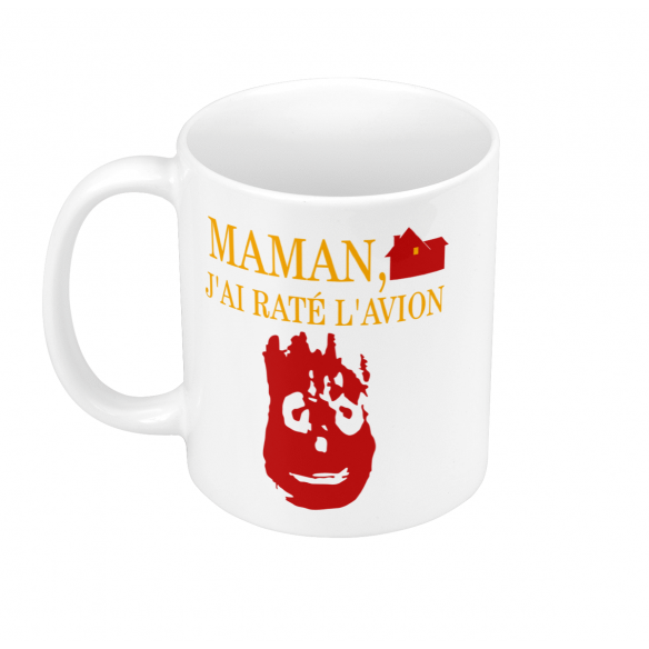 Mug GEEK Céramique Maman J'ai raté l'avion - Castaway Film Parodie