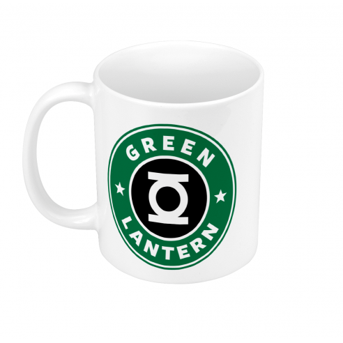 Mug GEEK Céramique  Green Lantern - Starbucks Parodie Film Series Marque
