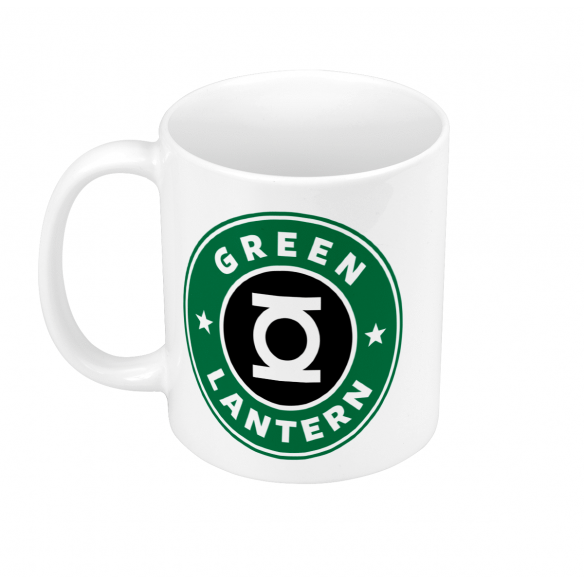 Mug GEEK Céramique  Green Lantern - Starbucks Parodie Film Series Marque
