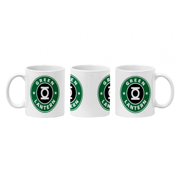 Mug GEEK Céramique  Green Lantern - Starbucks Parodie Film Series Marque