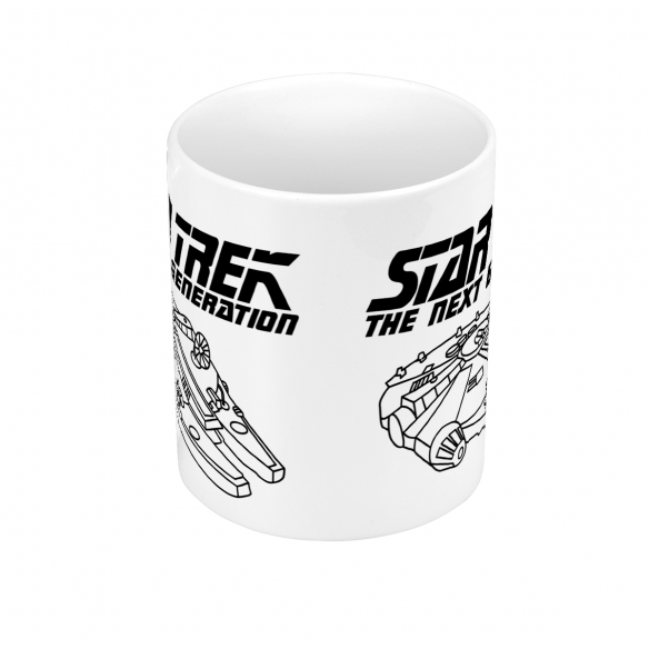 Mug GEEK Céramique Star Trek - Falcon Millenium Parodie Film Series Marque