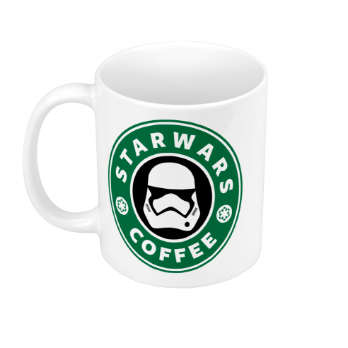 Mug GEEK Céramique Star Wars Coffee - Starbucks Parodie Film Series Marque