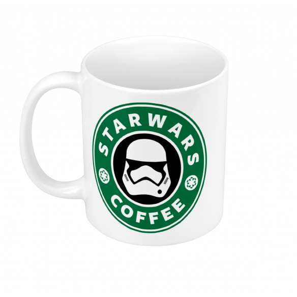 Mug GEEK Céramique Star Wars Coffee - Starbucks Parodie Film Series Marque