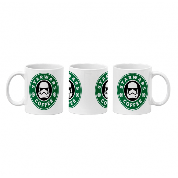 Mug GEEK Céramique Star Wars Coffee - Starbucks Parodie Film Series Marque