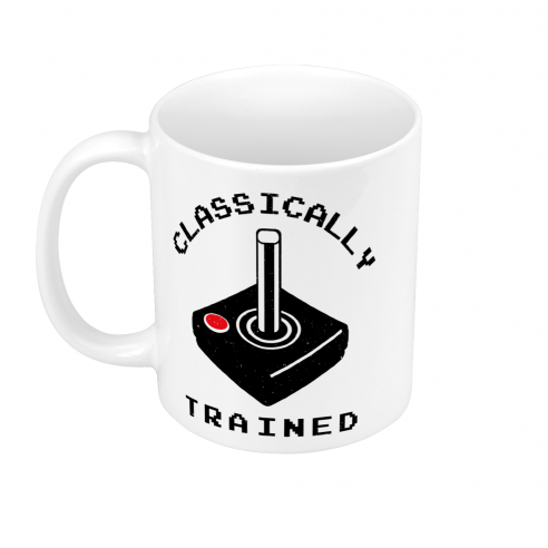 Mug GEEK Céramique Classically Trained Jeux Vidéo Retro Gaming Vintage