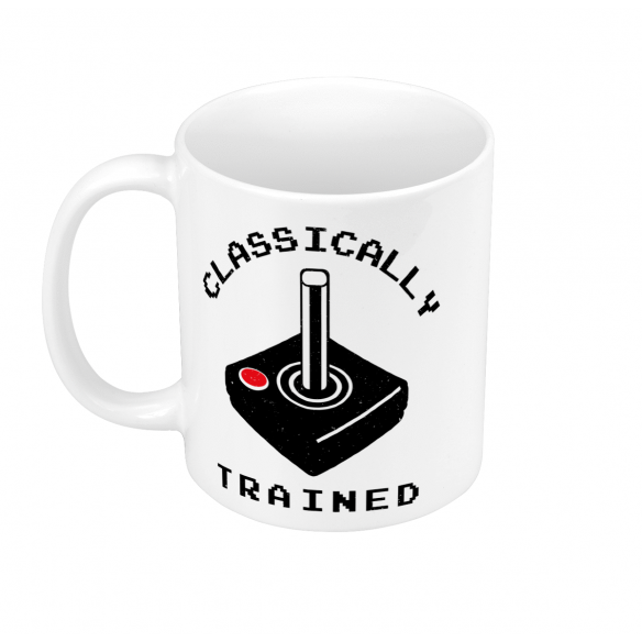 Mug GEEK Céramique Classically Trained Jeux Vidéo Retro Gaming Vintage
