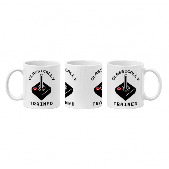 Mug GEEK Céramique Classically Trained Jeux Vidéo Retro Gaming Vintage