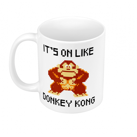Mug GEEK Céramique It's on like Donkey Kong Jeux Vidéo Retro Gaming Vintage