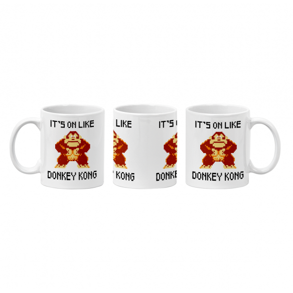 Mug GEEK Céramique It's on like Donkey Kong Jeux Vidéo Retro Gaming Vintage