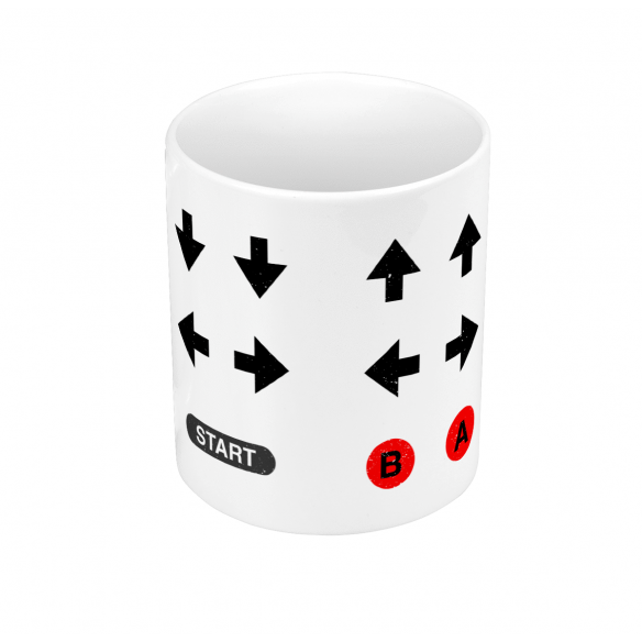 Mug GEEK Céramique Code Triche Jeux Vidéo Retro Gaming Vintage