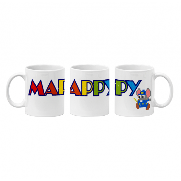 Mug GEEK Céramique Mappy Jeux Vidéo Retro Gaming Vintage Arcade