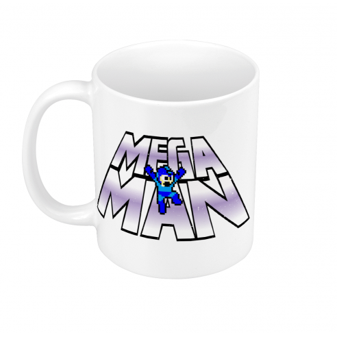 Mug GEEK Céramique Mega Man Jeux Vidéo Retro Gaming Vintage