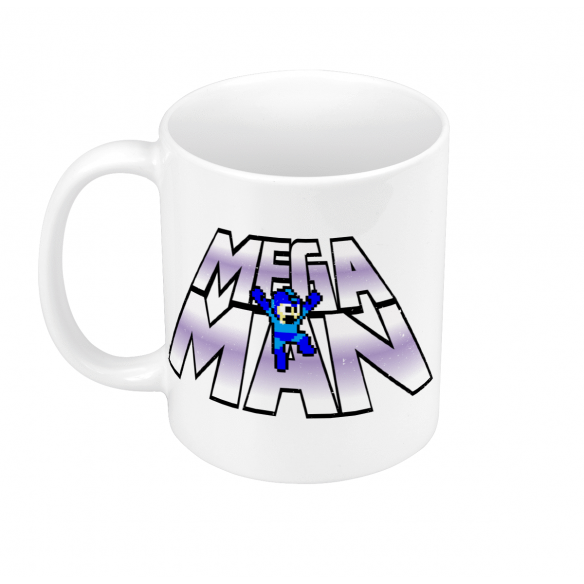 Mug GEEK Céramique Mega Man Jeux Vidéo Retro Gaming Vintage