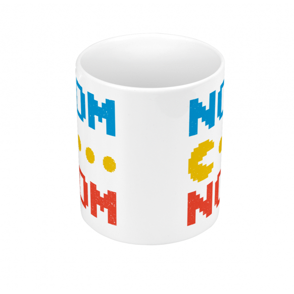 Mug GEEK Céramique Pac-Man Nom Nom Jeux Vidéo Retro Gaming 8 Bit