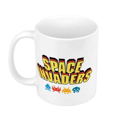 Mug GEEK Céramique Space Invaders Jeux Vidéo Retro Gaming Vintage