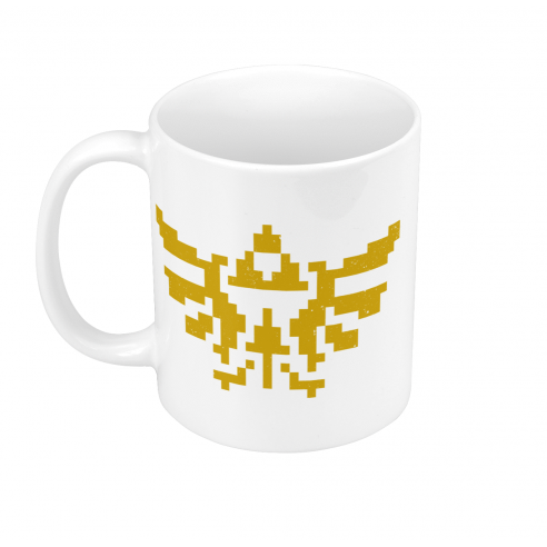 Mug GEEK Céramique Hylian Crest Triforce Zelda Jeux Vidéo Retro Gaming Vintage