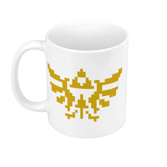 Mug GEEK Céramique Hylian Crest Triforce Zelda Jeux Vidéo Retro Gaming Vintage