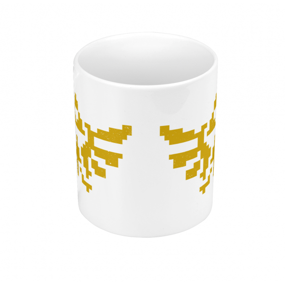 Mug GEEK Céramique Hylian Crest Triforce Zelda Jeux Vidéo Retro Gaming Vintage