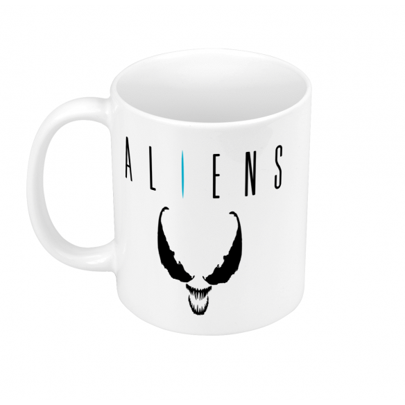 Mug GEEK Céramique Aliens Venom Super Héros Parodie BD Film