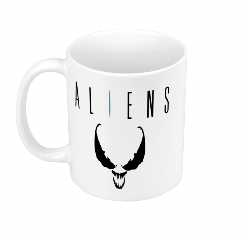 Mug GEEK Céramique Aliens Venom Super Héros Parodie BD Film