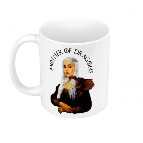 Mug GEEK Céramique Daernys - Mona Lisa Parodie Film Series Peinture