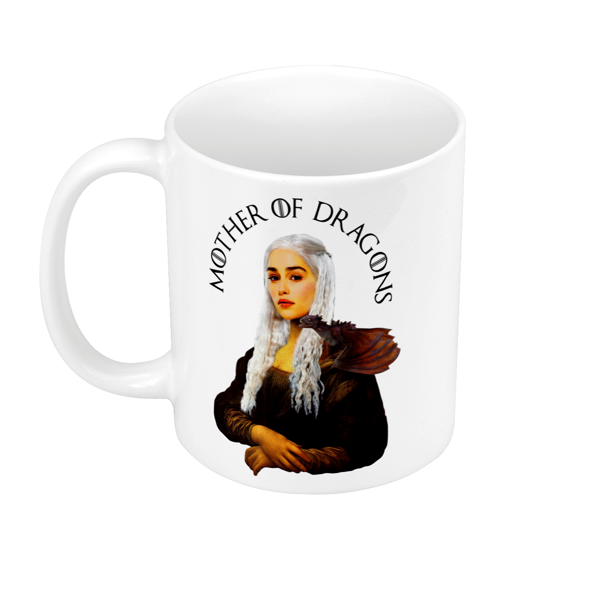 Mug GEEK Céramique Daernys - Mona Lisa Parodie Film Series Peinture