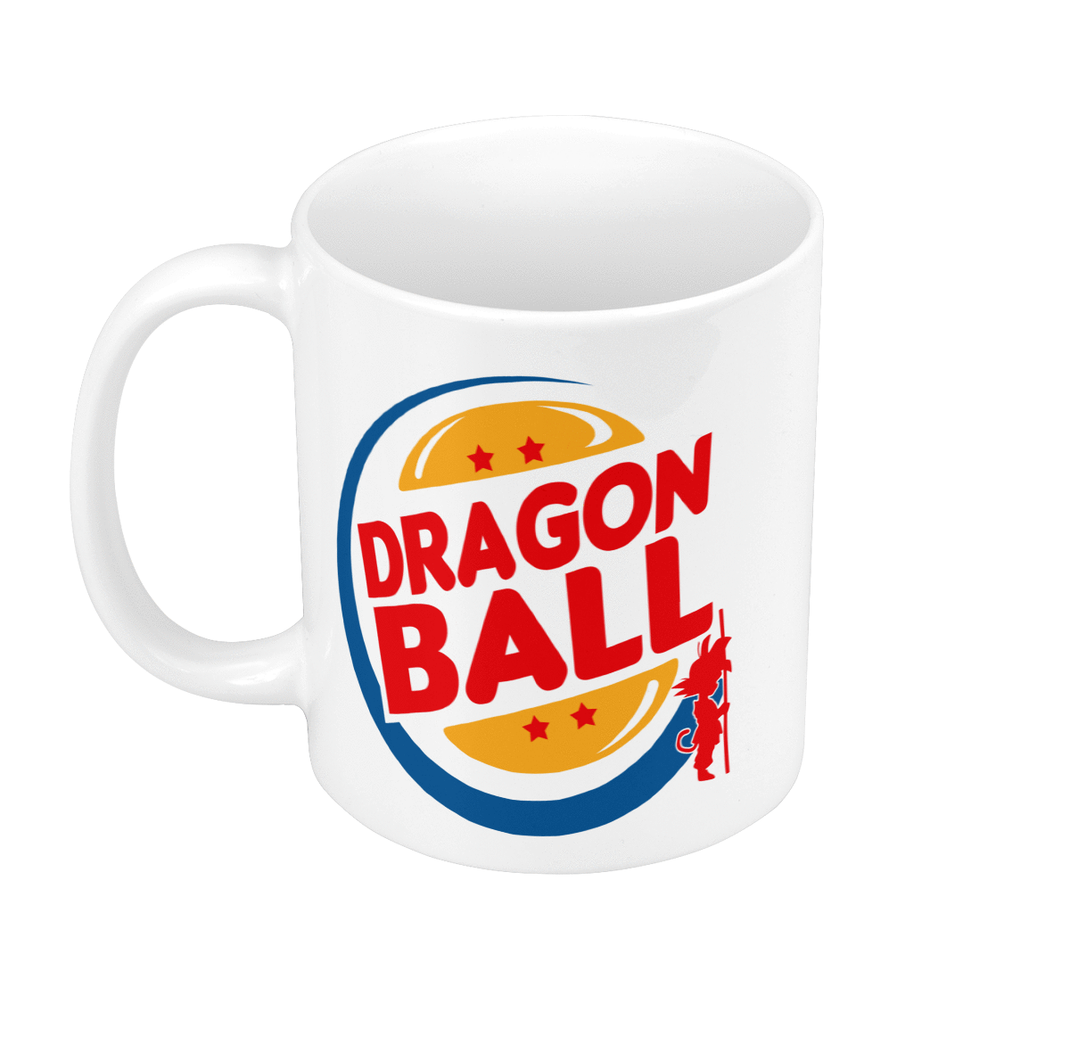 Mug GEEK Céramique Burger Dragon Ball Parodie Film Series Anime Fast Food