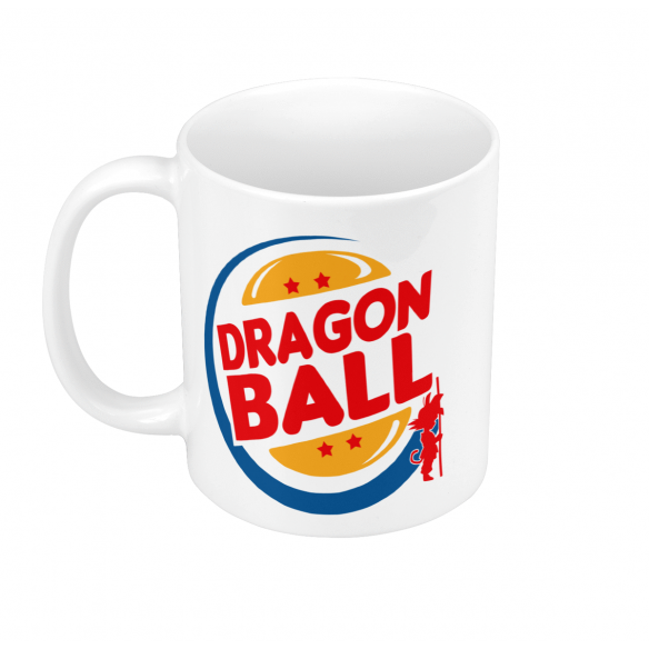 Mug GEEK Céramique Burger Dragon Ball Parodie Film Series Anime Fast Food